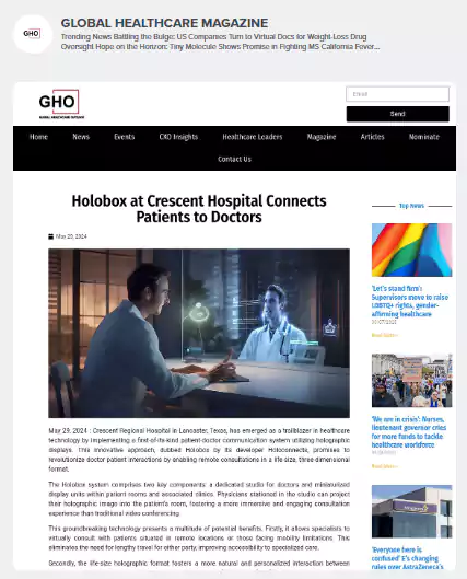 GLOBAL HEALTHCARE MAGAZINE